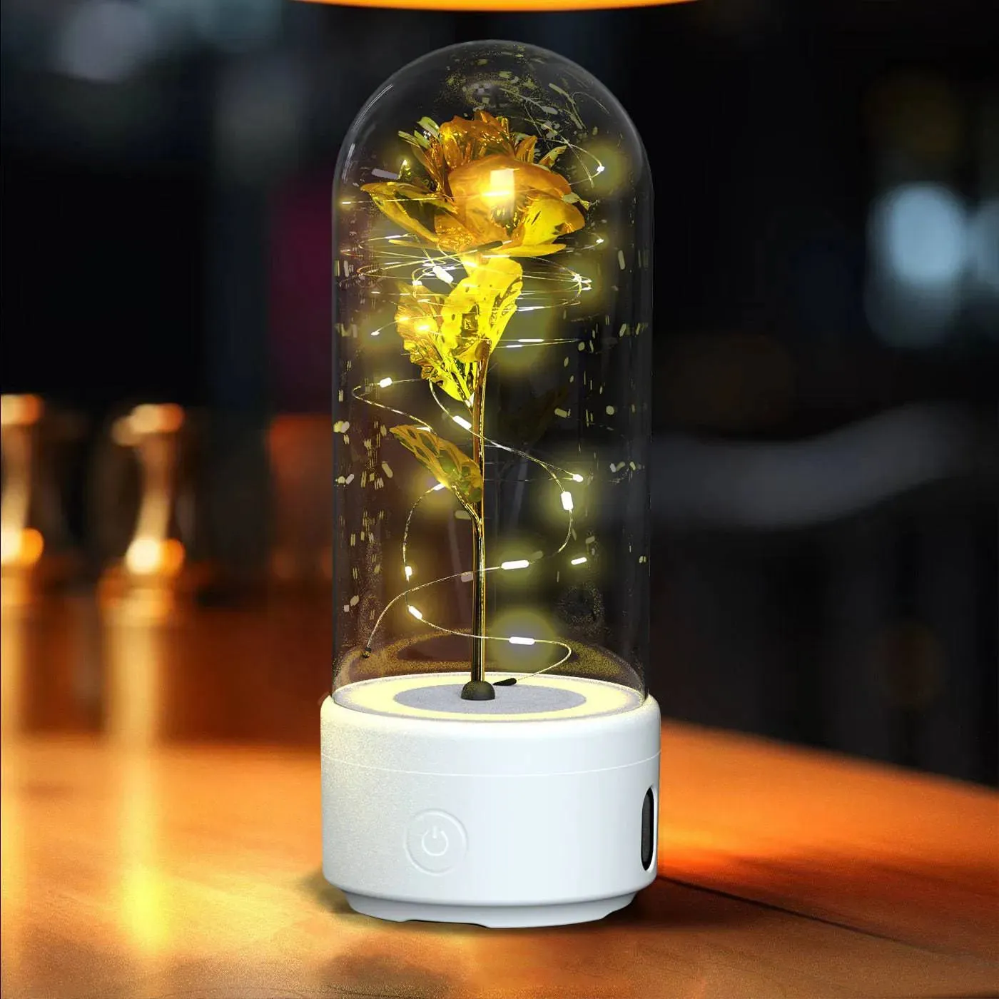 Rose LED Light & Bluetooth Speaker