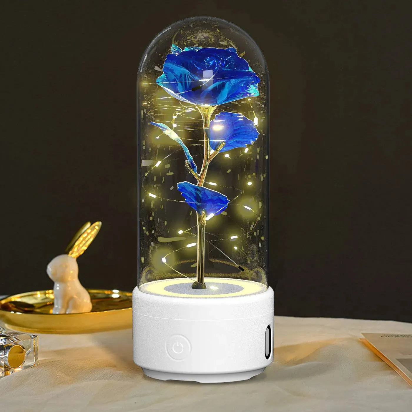 Rose LED Light & Bluetooth Speaker