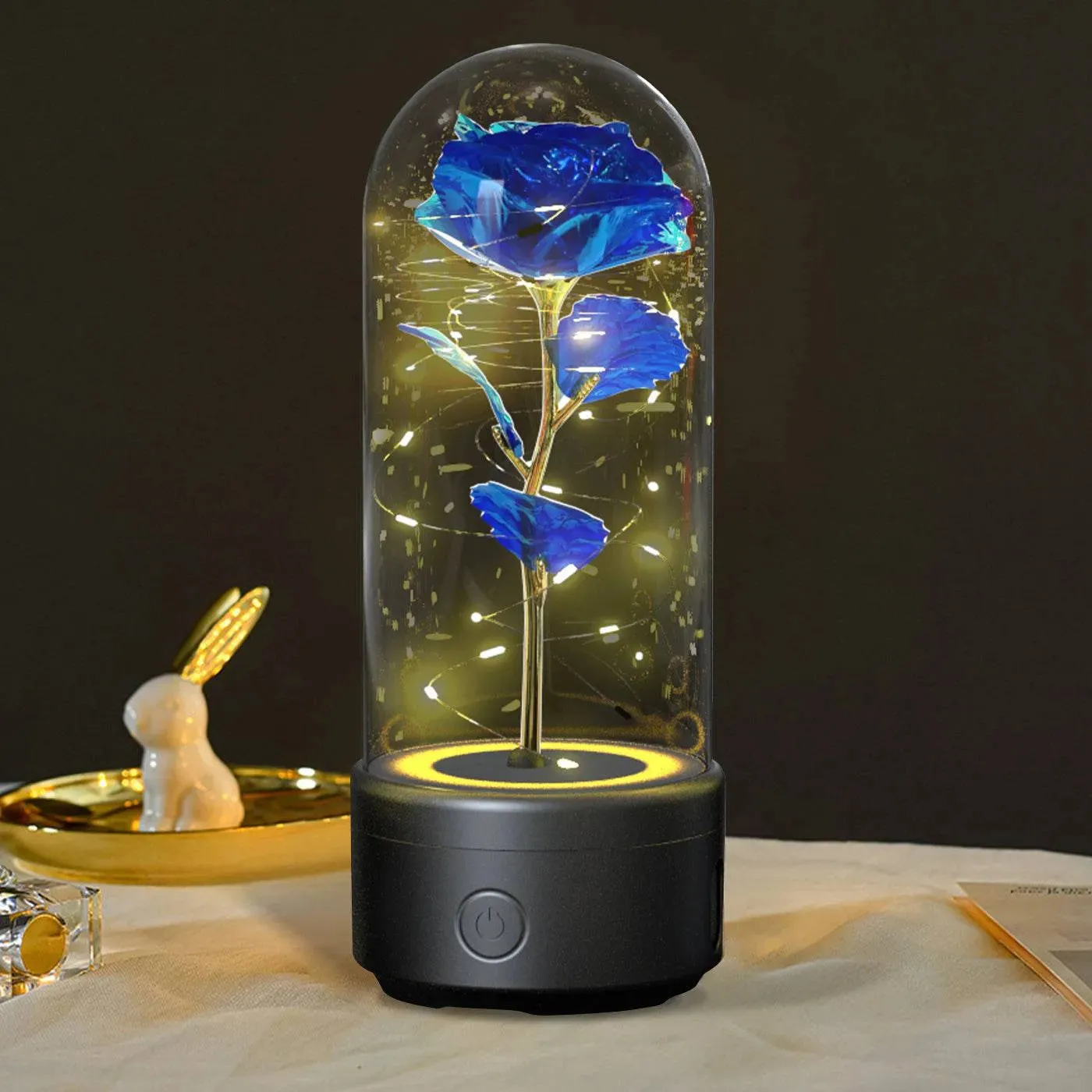 Rose LED Light & Bluetooth Speaker