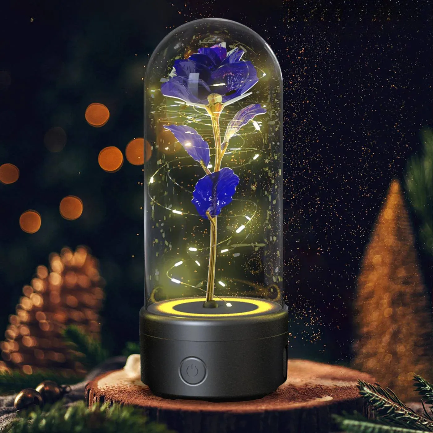 Rose LED Light & Bluetooth Speaker