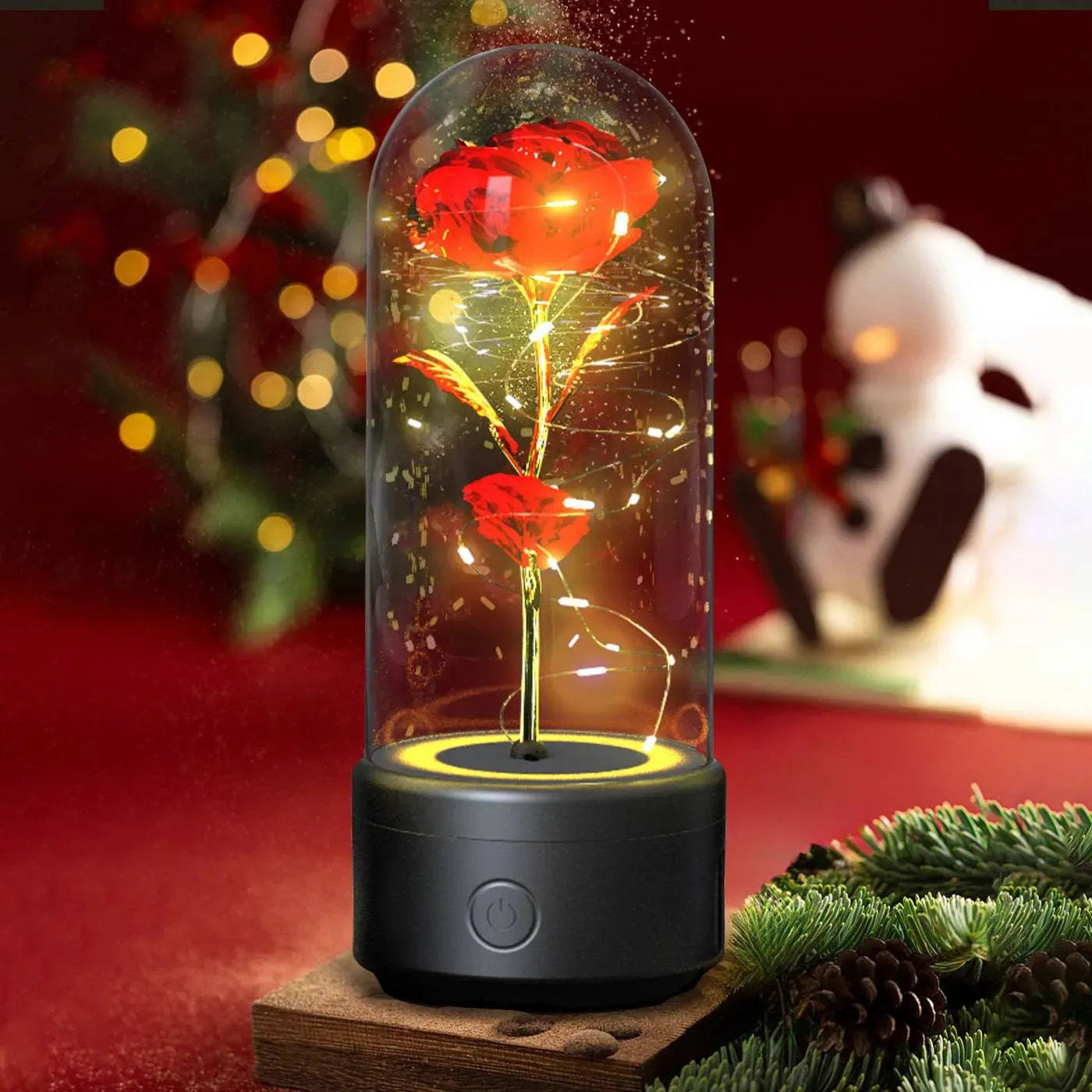 Rose LED Light & Bluetooth Speaker