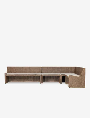 Senna L-Shape Dining Banquette by Amber Lewis x Four Hands