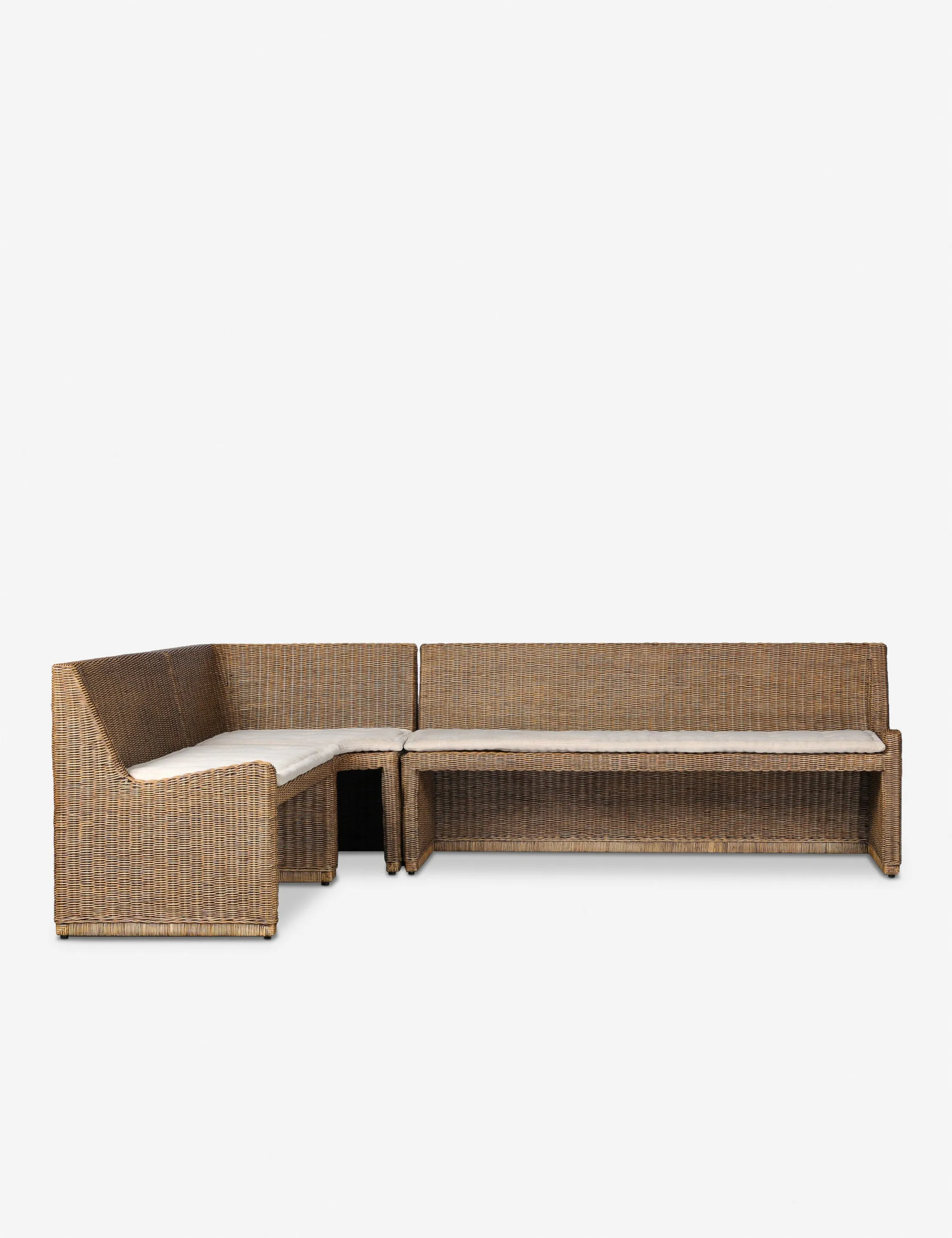 Senna L-Shape Dining Banquette by Amber Lewis x Four Hands
