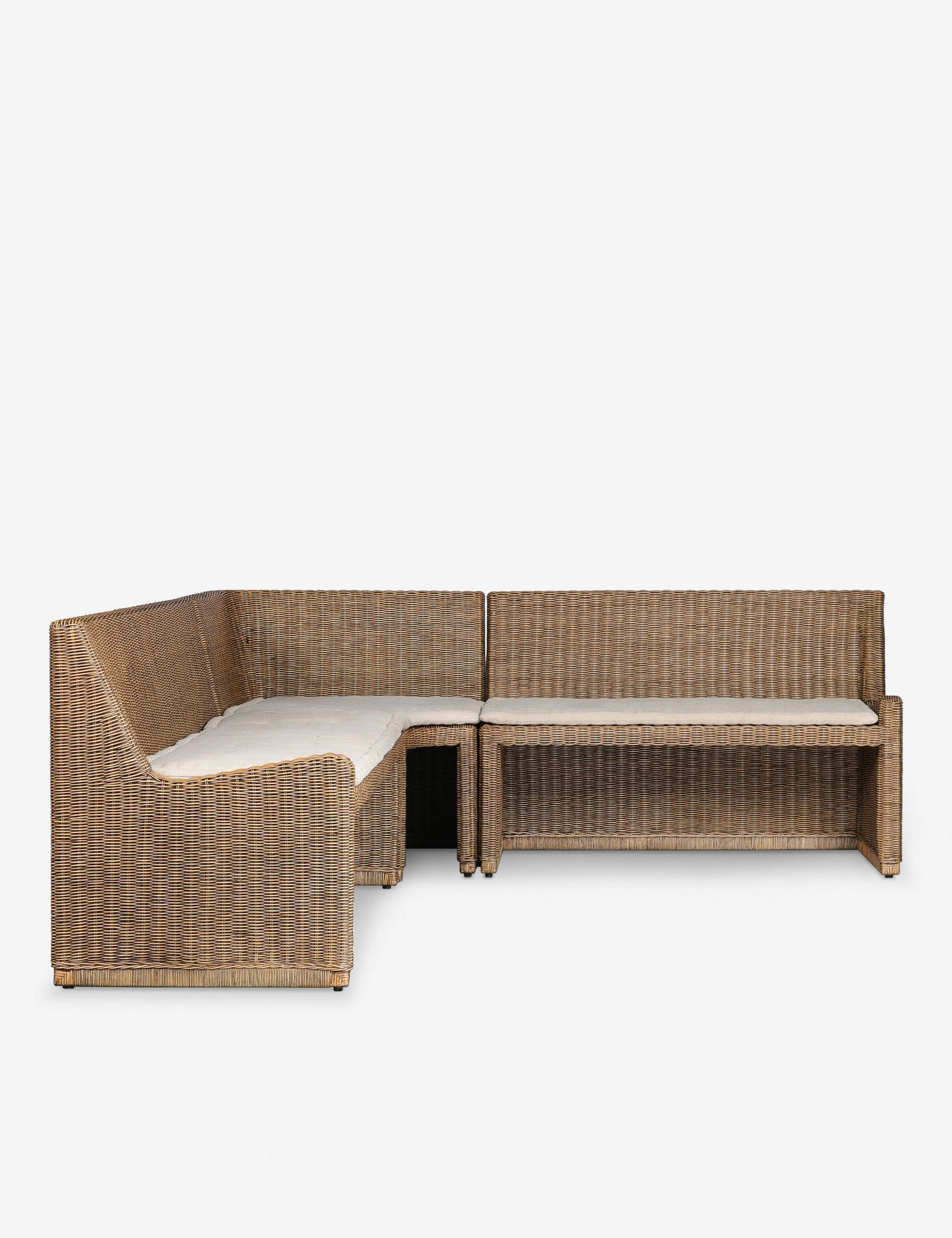Senna L-Shape Dining Banquette by Amber Lewis x Four Hands