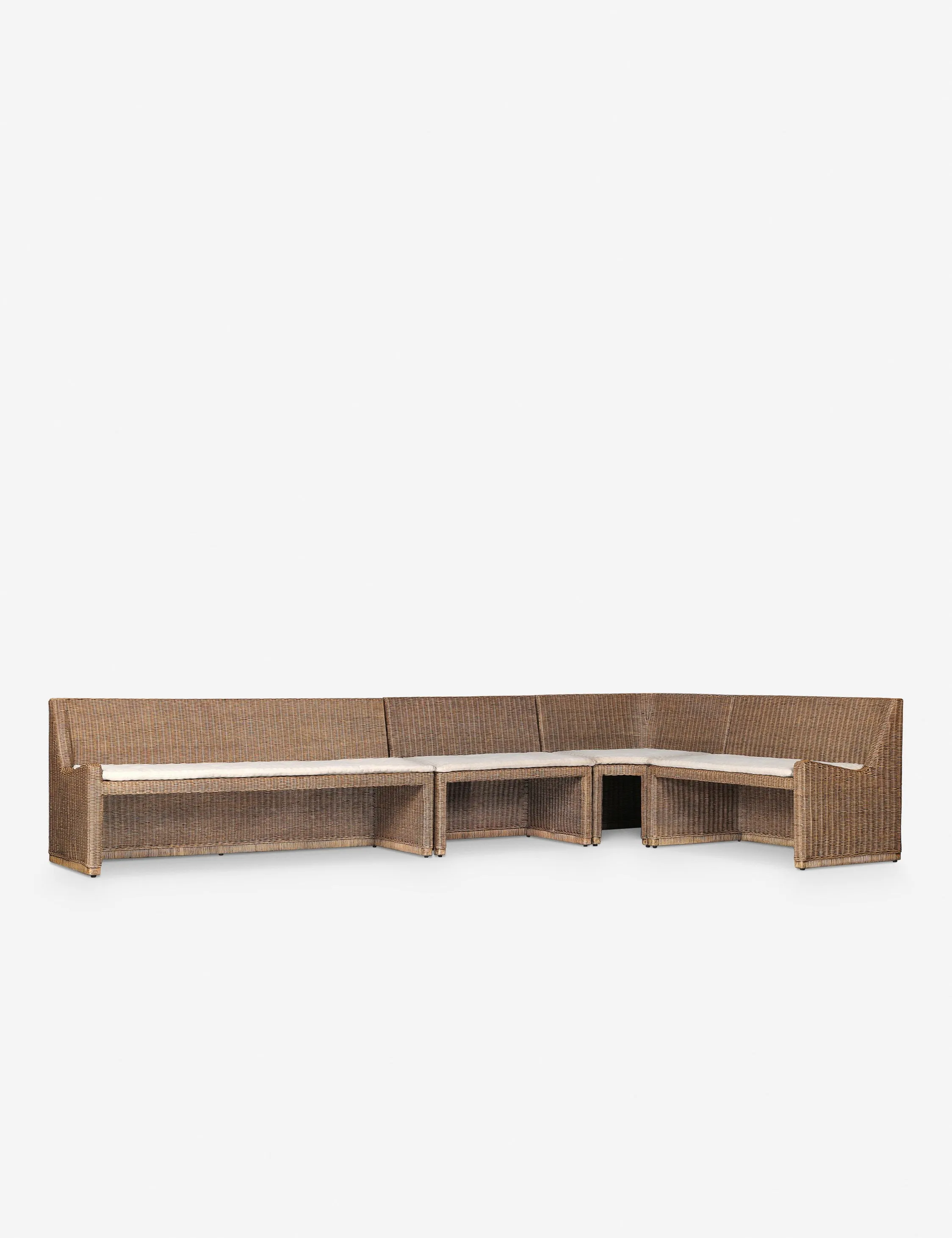 Senna L-Shape Dining Banquette by Amber Lewis x Four Hands