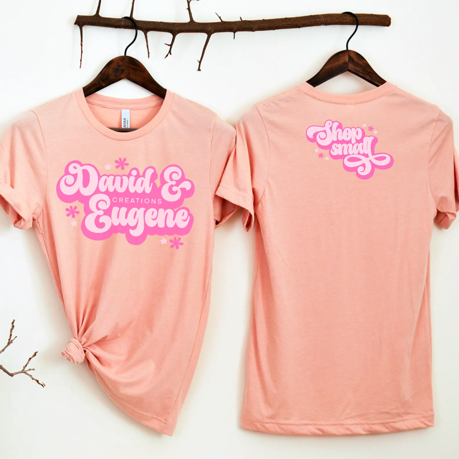 Shop Small Pink Retro DUO Digital Design
