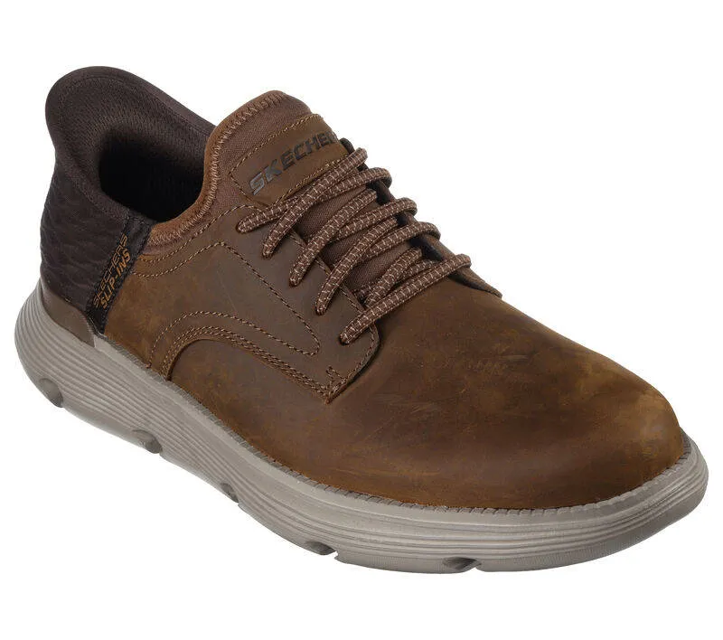 Skechers Mens Slip-ins Garza Gervin Dark Brown