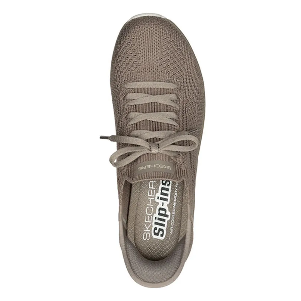 SKECHERS SLIP-INS VIRTUE DIVINITY TAUPE - WOMENS