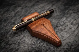 The Nib Rest Wooden Pen Stand - Mahogany
