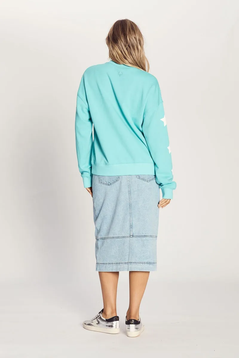 The Others - The Slouch Sweat - Aqua Tiger Star