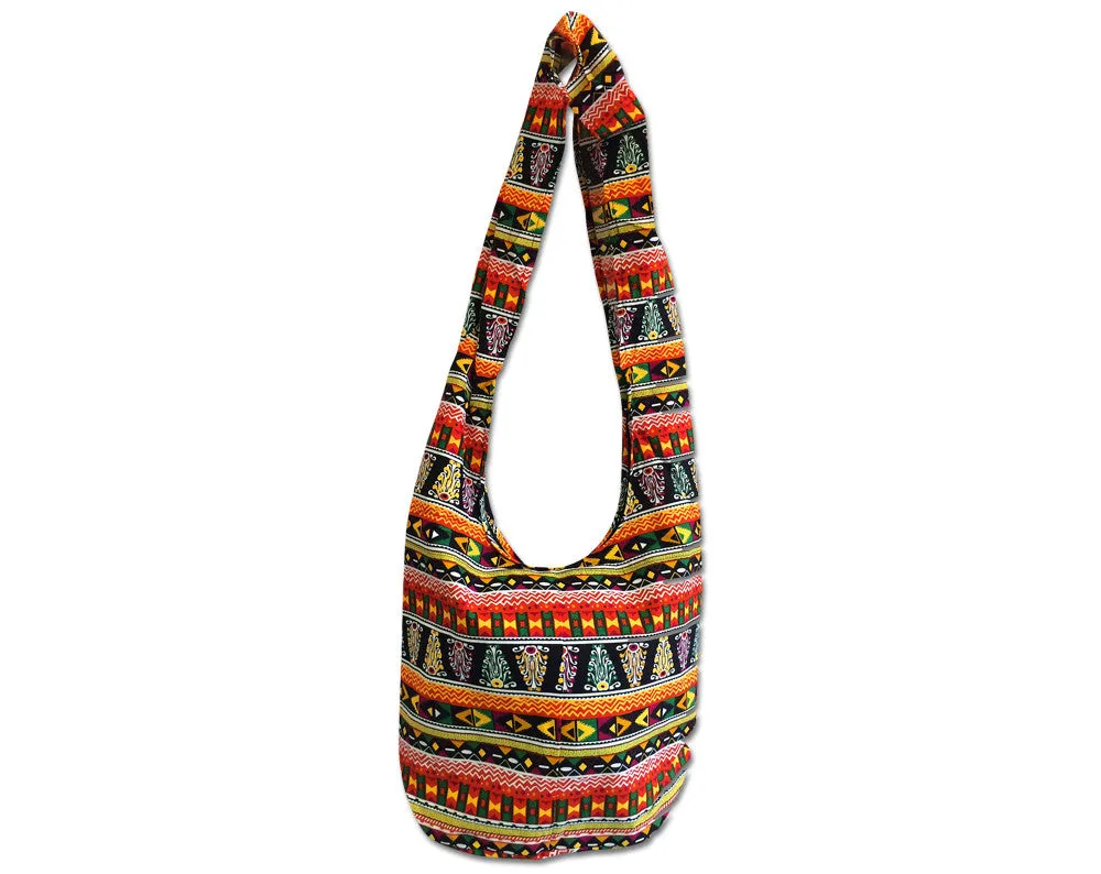 Tribal Tie Dye Hobo Bag 363 Yaam Sling Purse