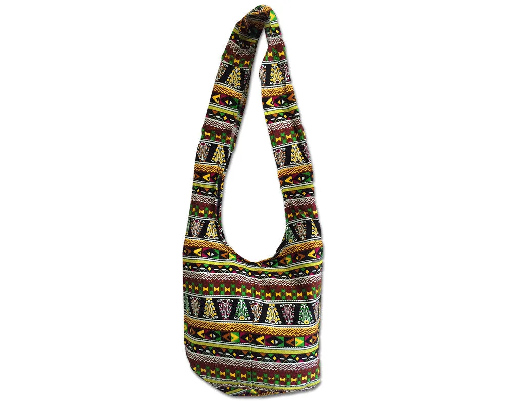 Tribal Tie Dye Hobo Bag 363 Yaam Sling Purse