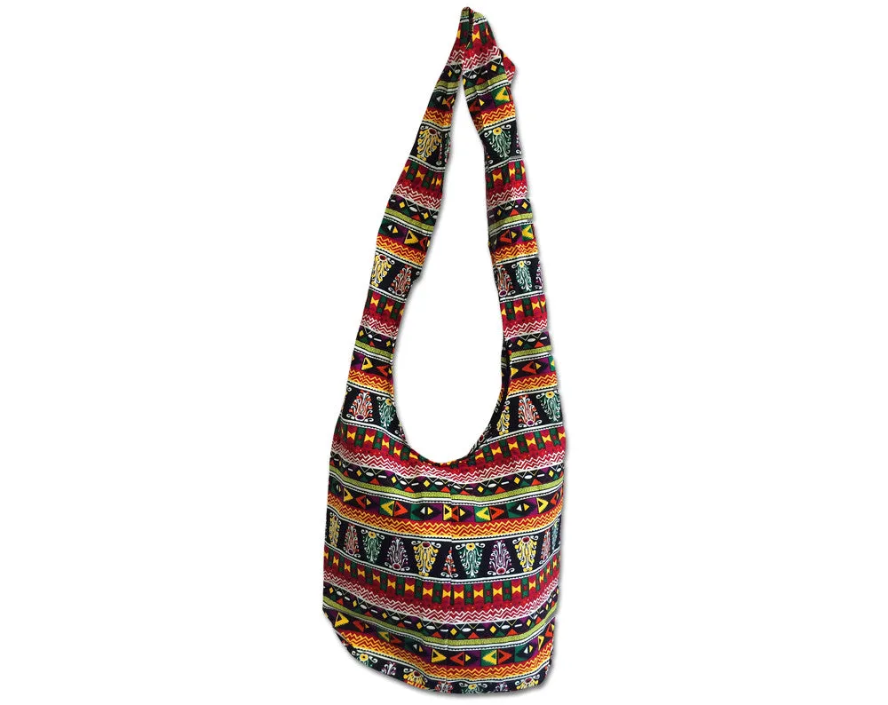 Tribal Tie Dye Hobo Bag 363 Yaam Sling Purse