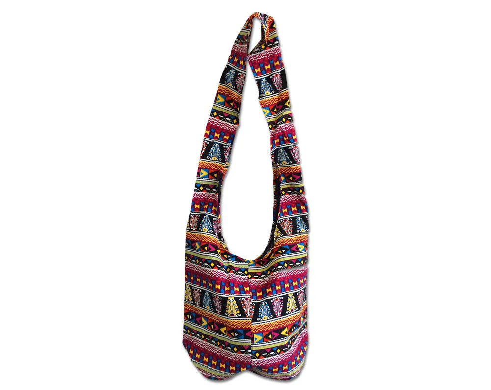 Tribal Tie Dye Hobo Bag 363 Yaam Sling Purse