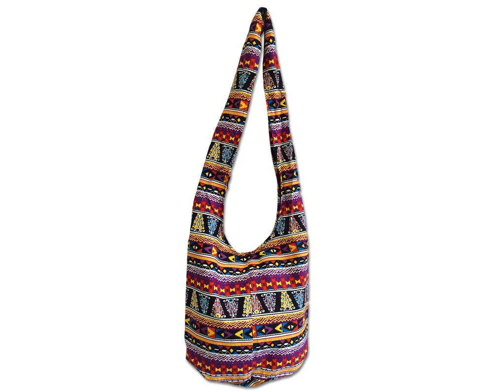 Tribal Tie Dye Hobo Bag 363 Yaam Sling Purse