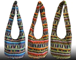 Tribal Tie Dye Hobo Bag 363 Yaam Sling Purse