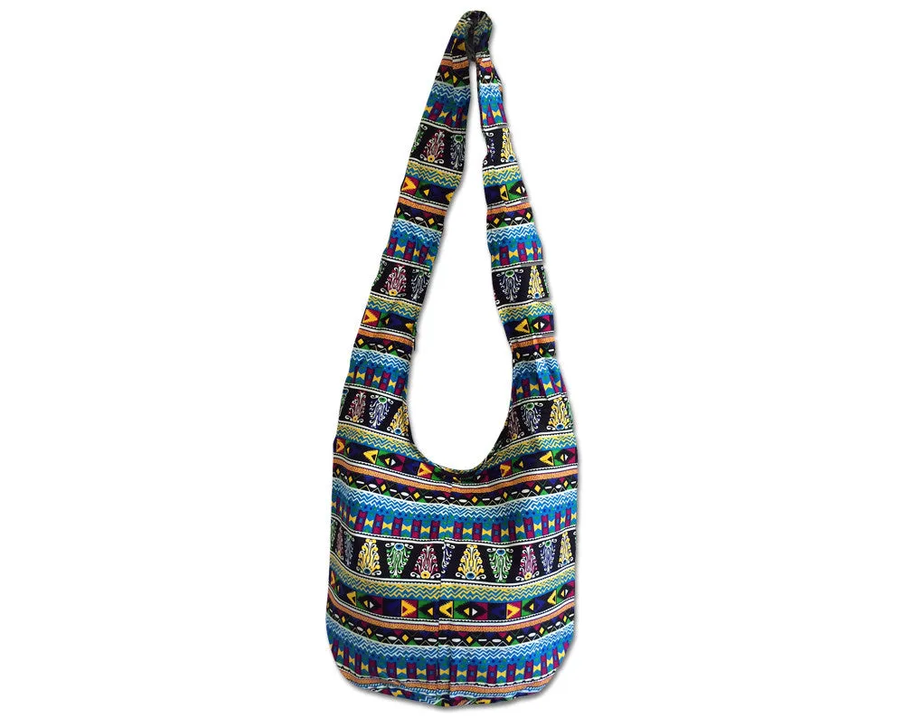 Tribal Tie Dye Hobo Bag 363 Yaam Sling Purse