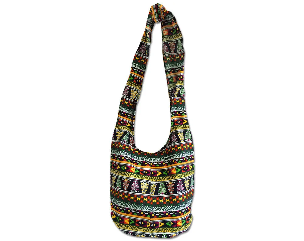 Tribal Tie Dye Hobo Bag 363 Yaam Sling Purse