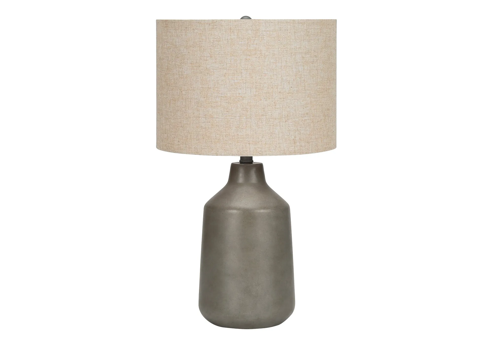 Urban Glow: Concrete Elegance - Contemporary Table Lamp, 24"H