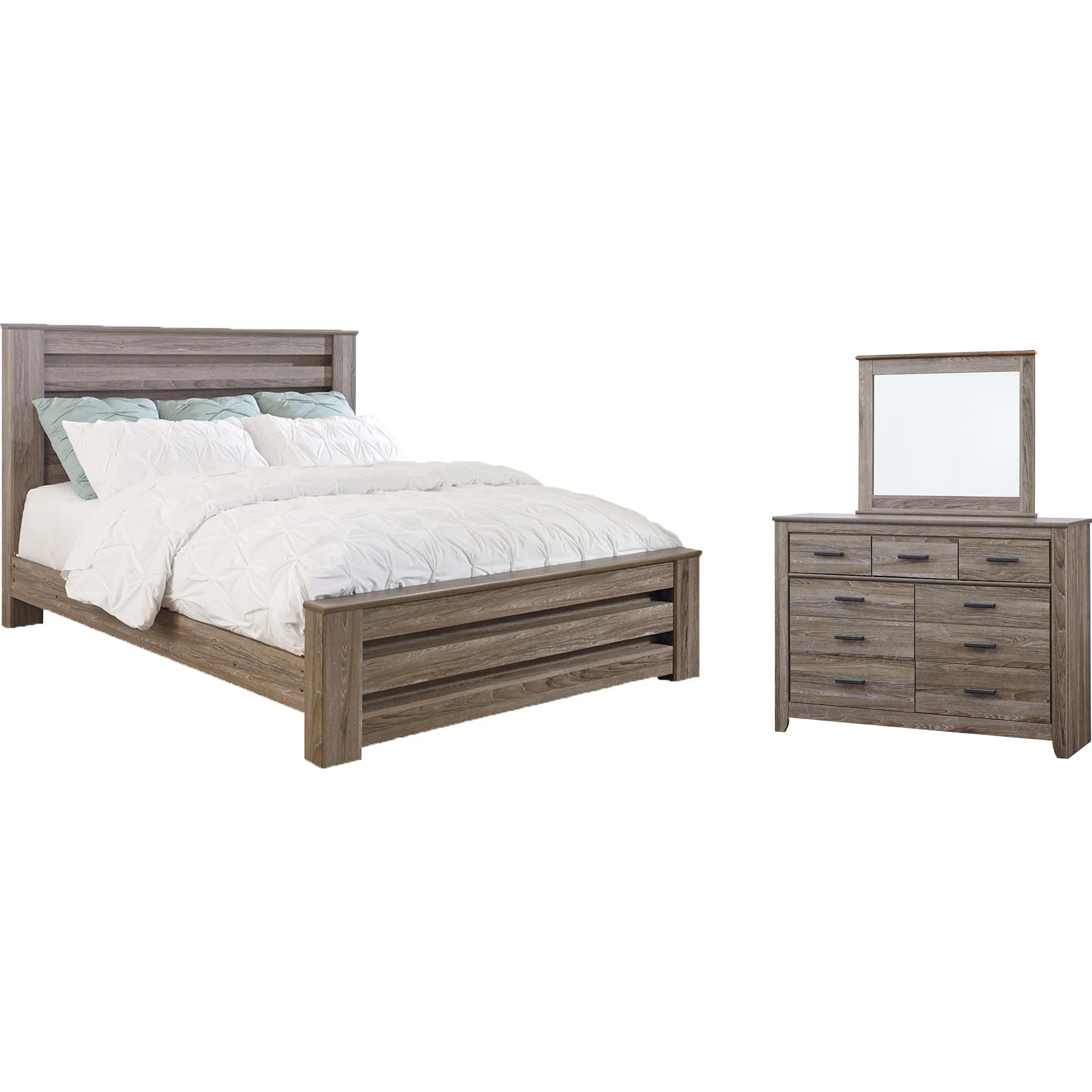 Zelen 5 Piece Panel Bedroom