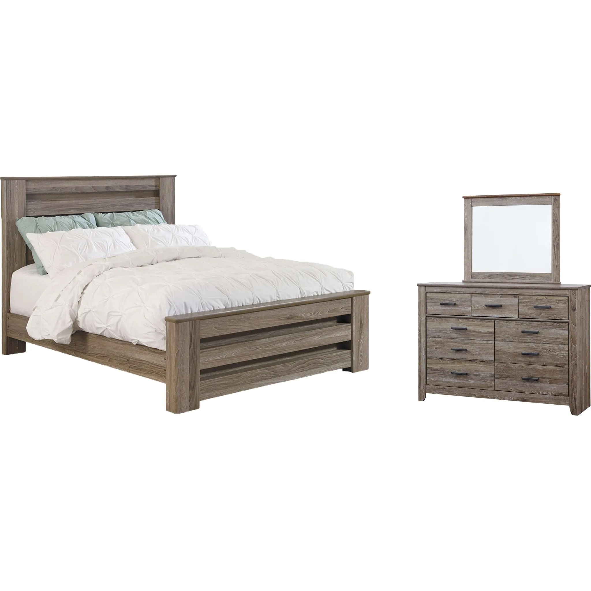 Zelen 5 Piece Panel Bedroom