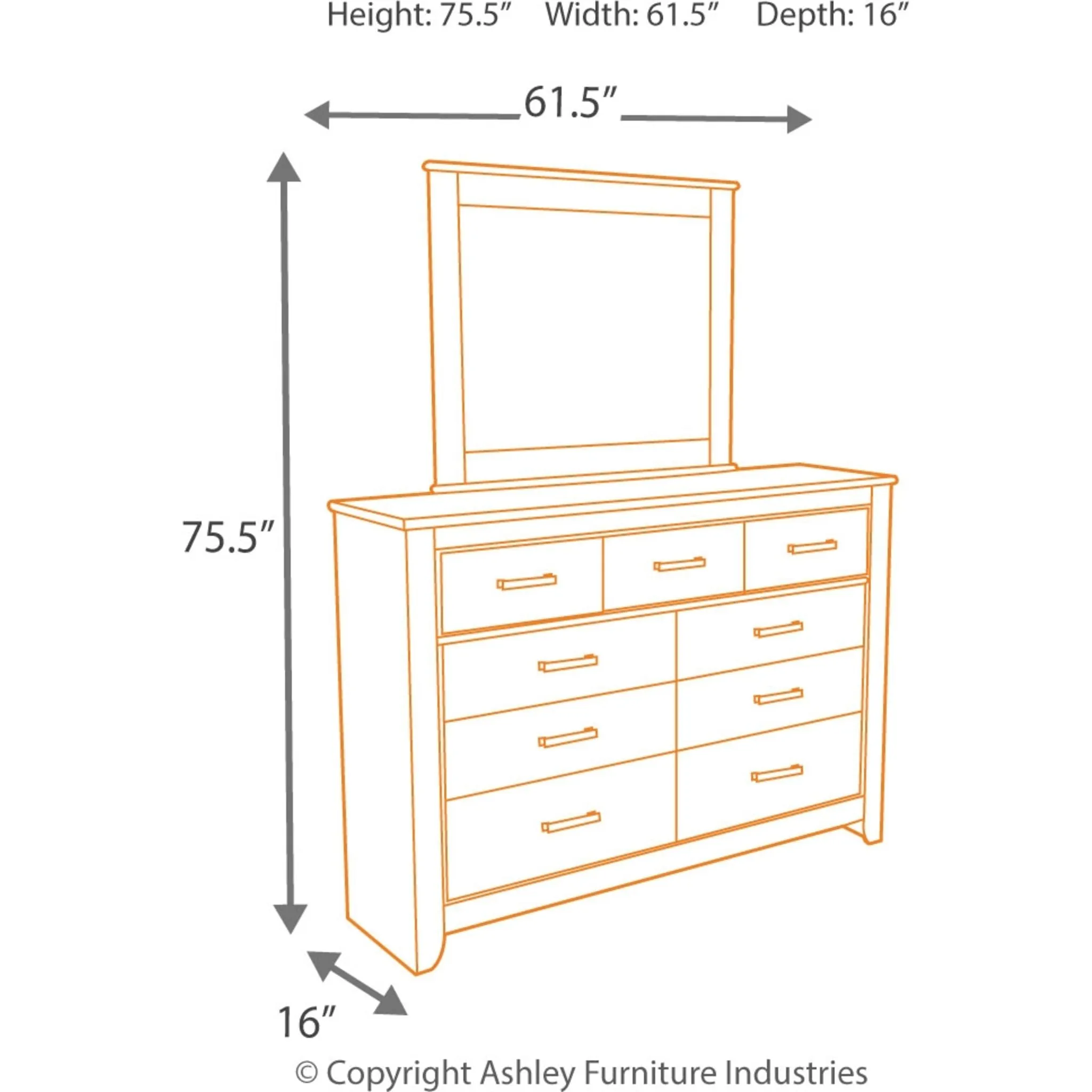 Zelen 5 Piece Panel Bedroom