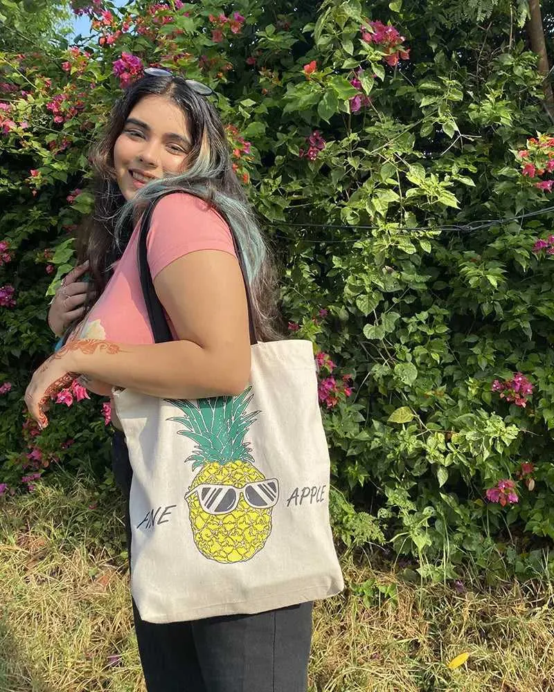 Zipper Tote Bag - FineApple
