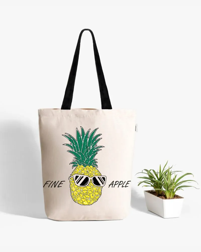 Zipper Tote Bag - FineApple