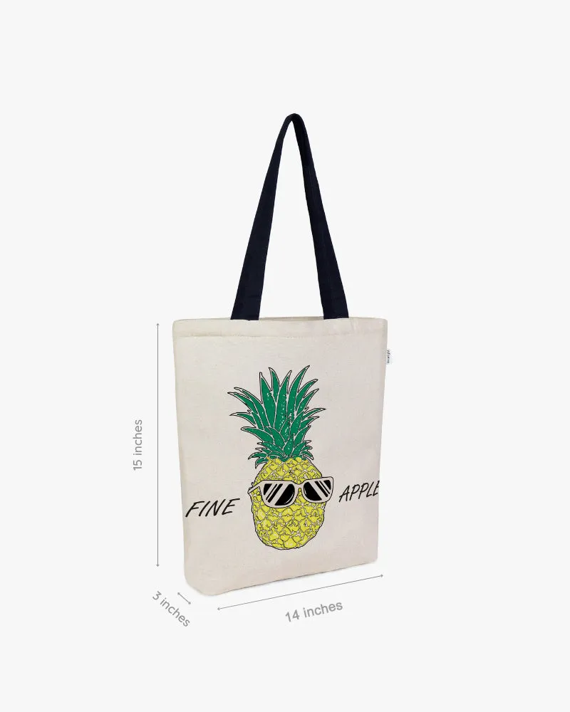 Zipper Tote Bag - FineApple